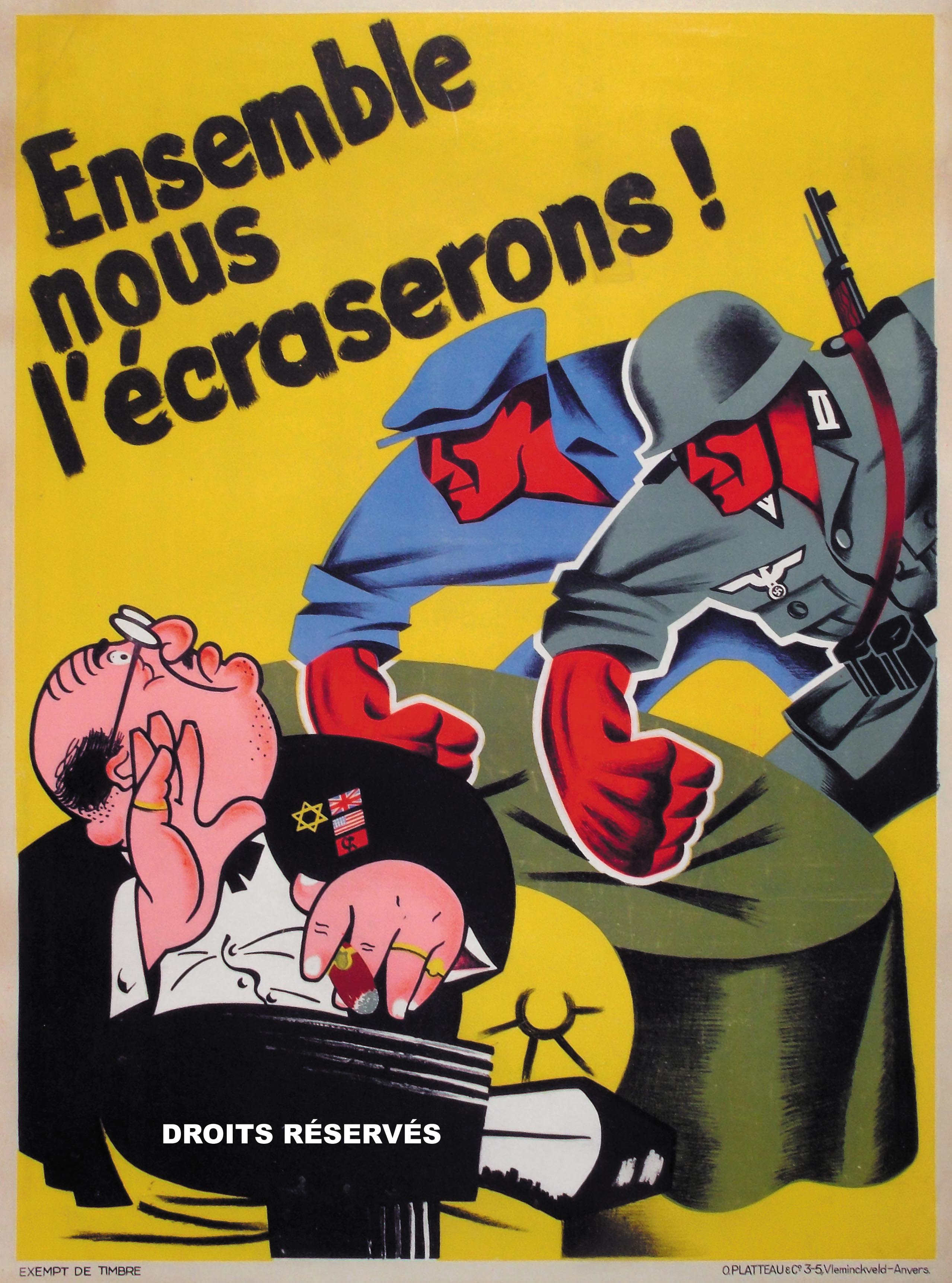 affiches éditées entre 1941 et 1944.