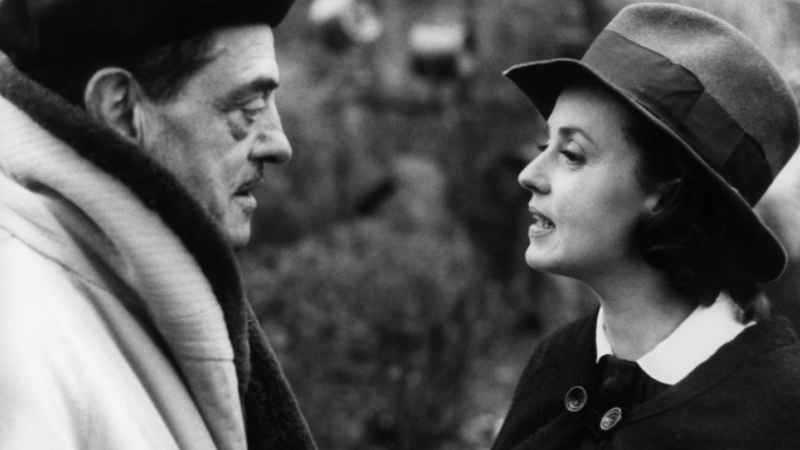 Luis Bunuel et Jeanne Moreau